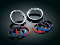 Gauge Bezels with Colored Accents Large Deluxe (pr)