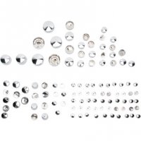 Bolt Cover Kit Chrome Deluxe FXCW 09-11