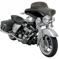 Windshield For Batwing Fairing Solid Black 5"