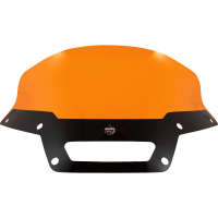 Kolor Flare Sport Windshield - 6" - Orange - FXLRST