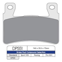 Brake Pads DP551 Front Softail 15-18, FLHXS 15