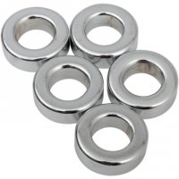 Spacers Chrome Steel 3/8" X 1/4" (5)