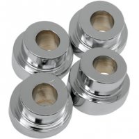 Riser Bushings Chrome Angled 10 degree