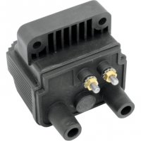 Ignition Coil 3 OHM Black 12V Mini Dual-Fire