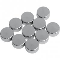 Hex-Head Bolt/Nut Cover Chrome 7/16\" (10pk)