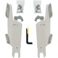 Hardware Mount Kit Polished No Lightbar Softail 87-17