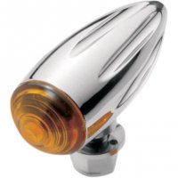 Marker Lights Chrome Ball-Milled Bullet