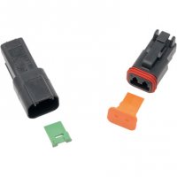 Deutsch DT Sealed Connector Black 2 PIN Receptacle