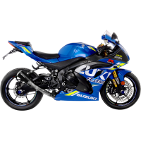 LV-10 Black stainless steel Slip-On for SUZUKI GSX-R1000/R 17-21