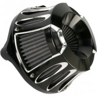 Air Cleaner Inverted Kit Deep Cut Black B/T 00-13