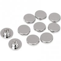 Socket-Head Bolt Top Cover Chrome 5/16\" (10pk)