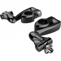 Engine Guard Highway Peg Mount Kit Black Extended For Ciro Pegs