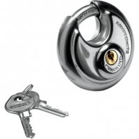 Round Padlock w/Key 70mm