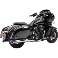 Classic 4\" Slip-On Muffler w/ Scalloped-Chrome Tip