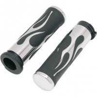 Grips Chrome Flamed HD 84-16