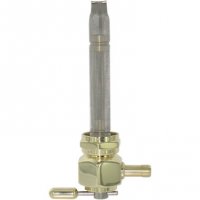 Petcock Power-Flow 180 degree 22mm Inward Brass smooth