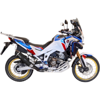 Nero Black Stainless Slip-On for HONDA CRF1100L Africa Twin/Adventure Sport/DCT 20-23