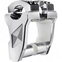 Pivoting Risers Patriot Series 3\" Chrome