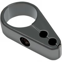 CABLE CLAMP THROTTLE / IDLE BLACK 1.25\"