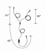GEARS GEN X 3 Y GLOVE HARNESS WITH SWITCH: Y-CORD GEN X3 HEATED GLOVES