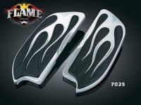 KURYAKYN FLAMED FLOORBOARD COVERS: Flamed Floorboard Covers (pr) See main product description for fitment
