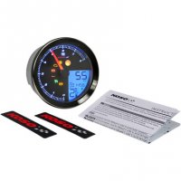 Speedometer/Tachometer Black HD-04 XL 04-13