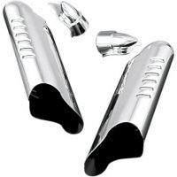 Lower Leg Deflector Shields Chrome (pr) FL's 00-13