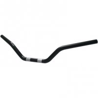 Handlebars Black Dimpled XLS-Style Drag Bar 1\"