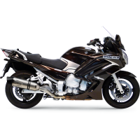 LV ONE EVO Stainless steel Slip-On for YAMAHA FJR1300 03-15 (dual mufflers)
