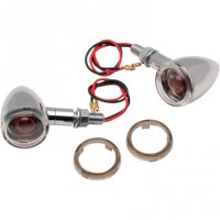 Marker Lights Chrome Mini Deuce Stud-Mount