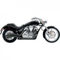 Speedster Swept Exhaust BlackVT1300CR/S/X 10-16