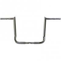 Handlebar Chubby Hooked Chrome 16\" FLHT/X 96-19