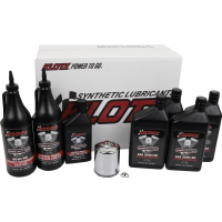 PREMIUM COMPLETE 4 QUART SYNTHETIC OIL SERVICE KIT, TWIN CAM