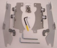 Batwing Hardware Mount Kit Polished V Star 07-13