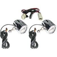 Fog Lights Probeam LED Halo Chrome Trike 14-20