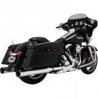 Slip-Ons Eliminator 400 Chrome/Black FL 95-16