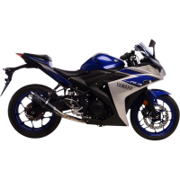 GP Corsa/Carbon fiber Exhaust for YAMAHA MT-03 16-21, YZF-R3 19-21