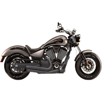 Pro Street Turn-Out Exhaust System, Black