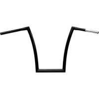 Handlebar 1.25\" Gloss Black 17\" Strip FXS/FLS 08-17