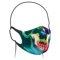 Face Mask Light Weight Electric Skull/Black (2)