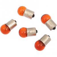 Bulb Small Globe Amber 10 watt (5pk)