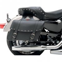 Saddlebags Large Rivet Highwayman Slant-Style