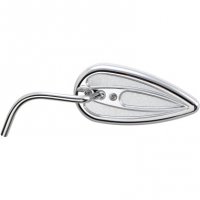 Teardrop Mirror With Steel Stem Chrome Left (EA)