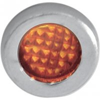 INDICATOR LIGHT W/ BEZEL AMBER (EA)