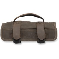 Tool Roll Bag Dark Oak Wax Cotton