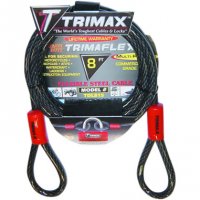 Cable Dual Loop 8\' Black/Red Trimaflex