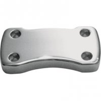 Billet Top Handlebar Clamp For Deuce-Style Risers Chrome Smooth