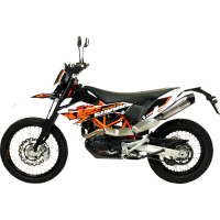 LV ONE EVO Stainless steel Slip-On for KTM 690 Enduro/R/R SMC 08-11