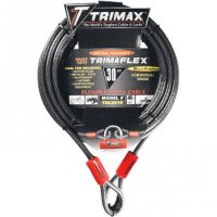 Cable Dual-Loop 30\' Black/Red Trimaflex