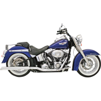 3\" Slip-On Mufflers with 2\" Baffles, Up-Slash (Pair)